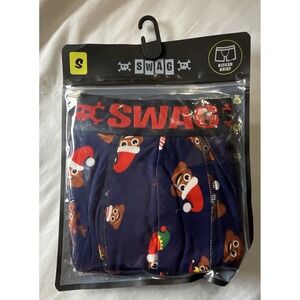 New SWAG Men's Poop Emoji Novelty Underwear‎ - Size Small